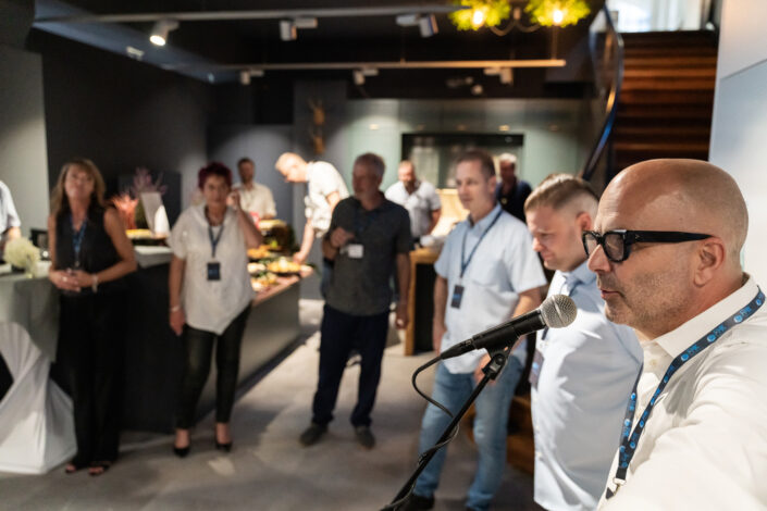 Corporate Eventfotograf Berlin: Eröffnungsrede