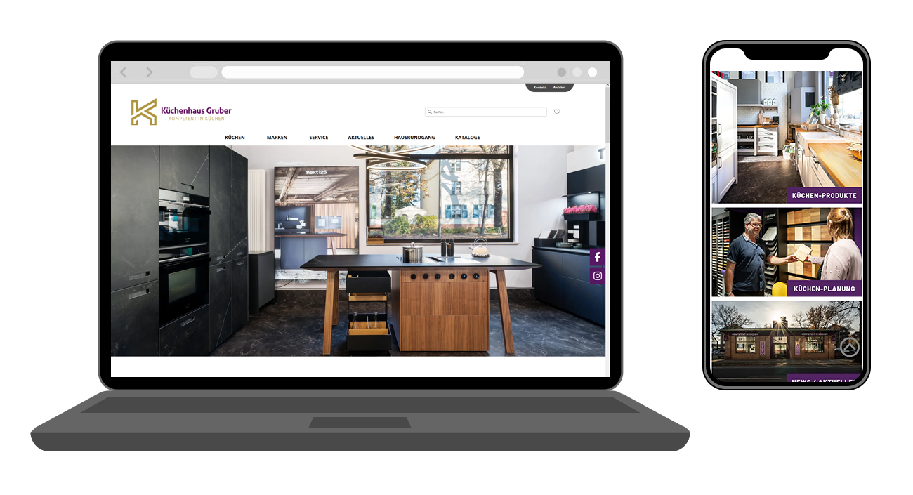 Fotografie Innenräume auf der Kunden-Webseite